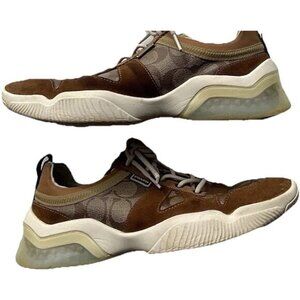 Coach Citysole Runner Brown Logo Men’s Shoes Sneakers Size 9.5 Style G4940